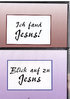 Buchhülle transparent, genäht für "Blick auf zu Jesus" & "Ich fand Jesus!"